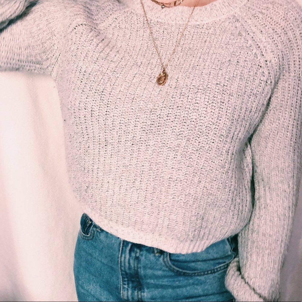 forever 21 grey sweater